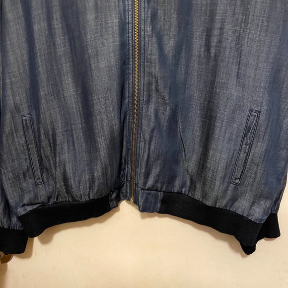 Women's New York & Company Soho Zippered Flight Jacket - Size XXL - Picture 3 of 7